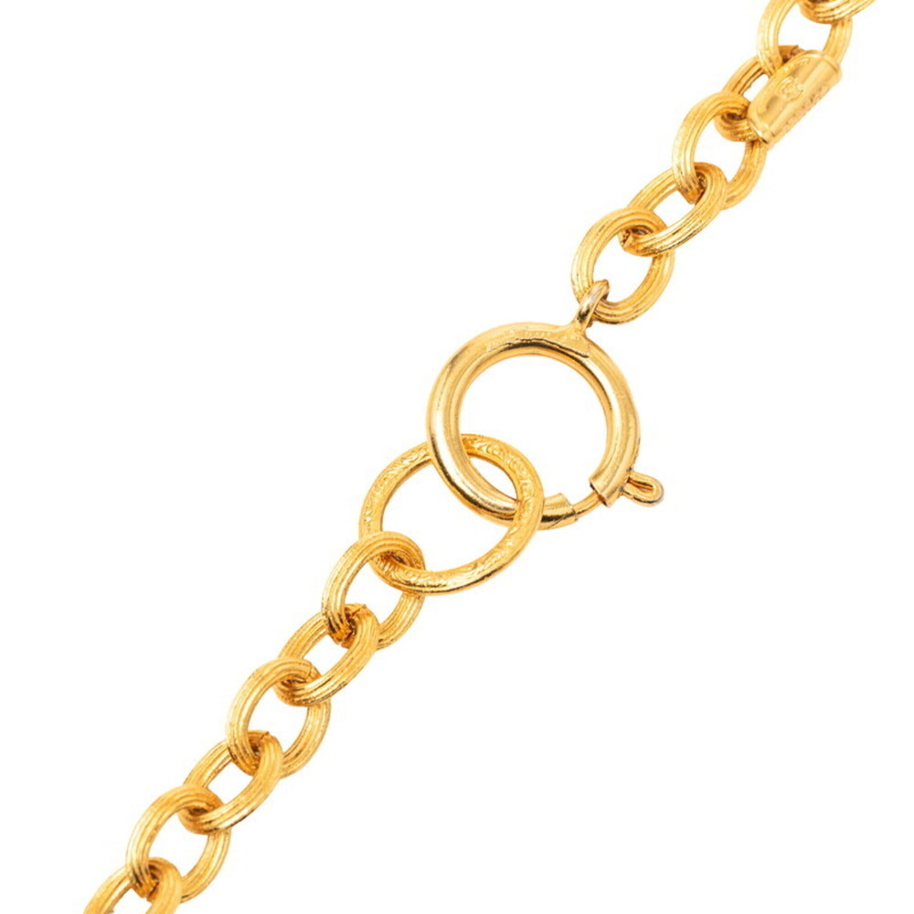 CHANEL Authentic Gold Logo Necklace - Picture 4 of 6
